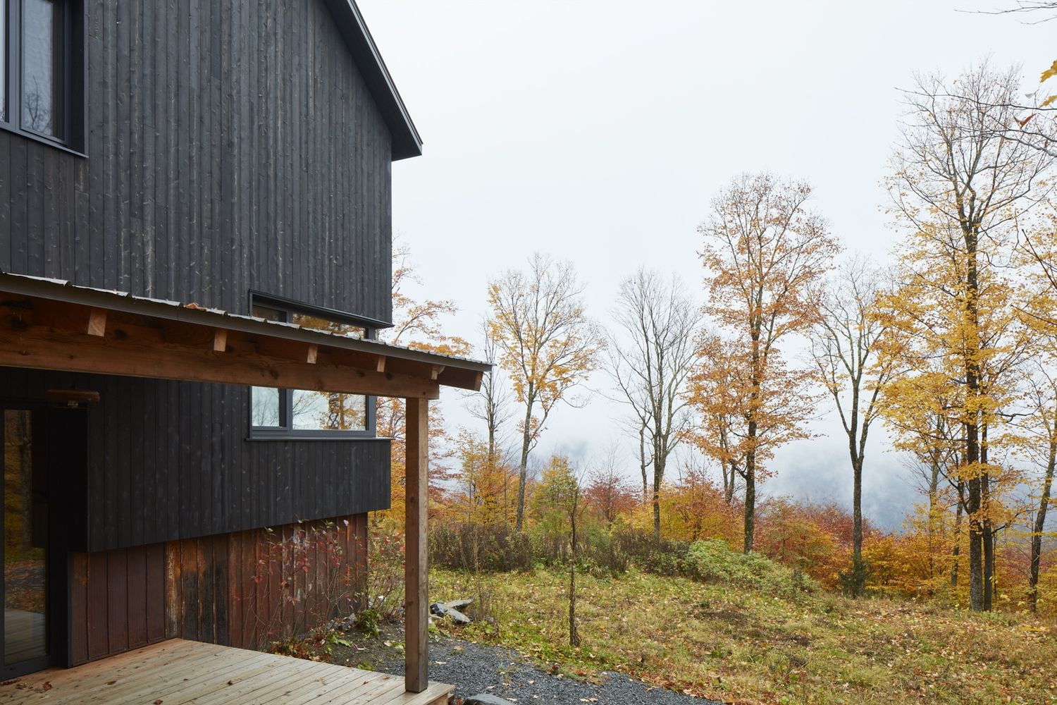 Porch from a Single family homes project near Sherbrooke (Estrie) by Rocket Construction