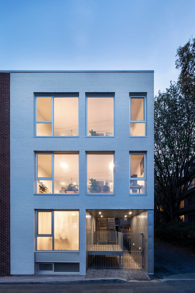 House Exterior from a Accessory Dwelling Units (ADUs) project near Montreal (Greater Montreal) by Microclimat Architecture