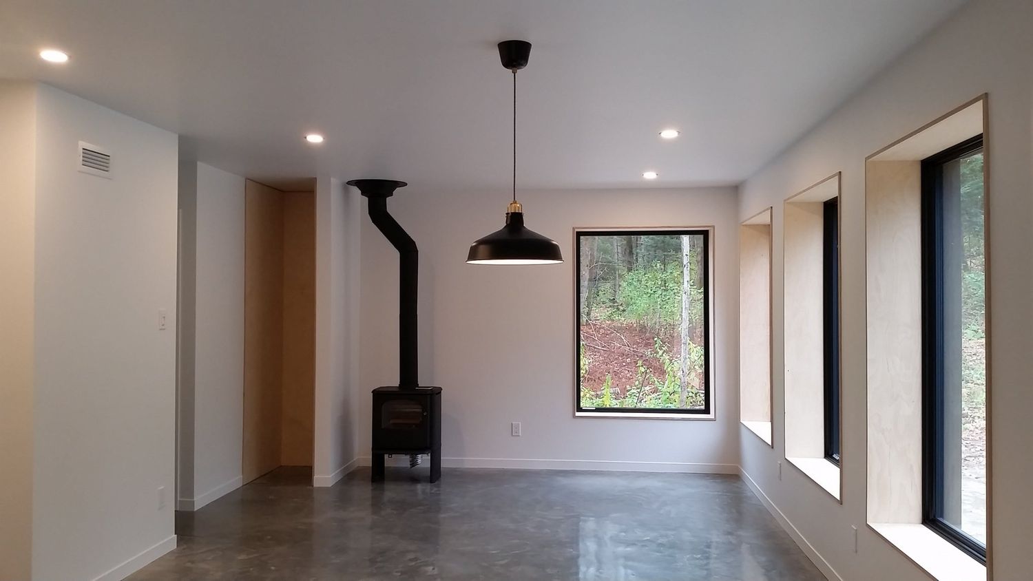 Sala de un proyecto de tipo Viviendas unifamiliares cerca de Drummondville (Centre-du-Québec) por McClure Construction
