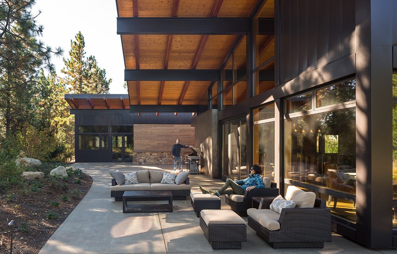 Terrasse et balcon d'un projet de Maisons unifamiliales près de Bellingham de Coates Design Inc.