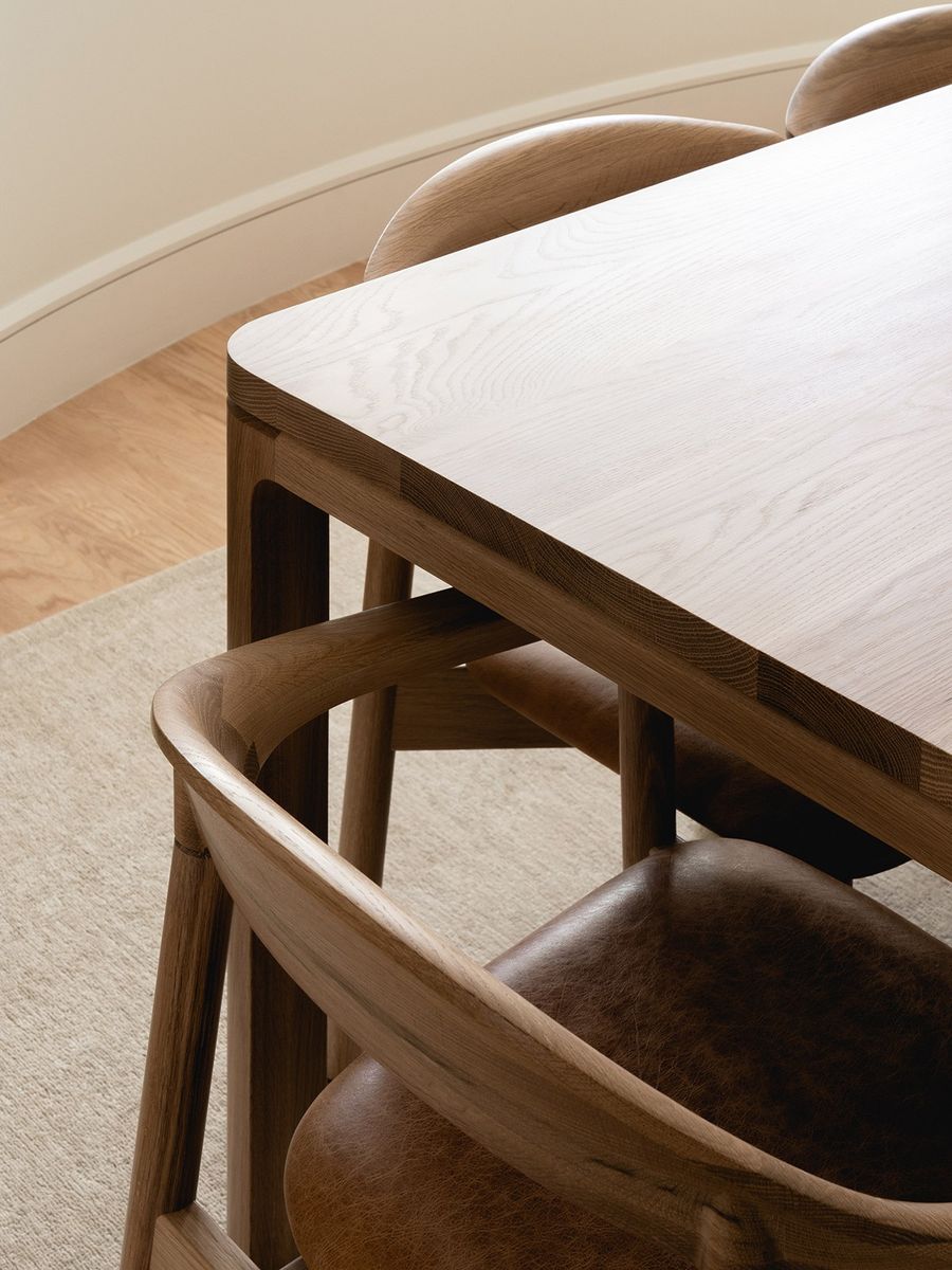 Comedor de un proyecto de tipo Viviendas unifamiliares cerca de Montreal (Gran Montreal) por Atelier L'Abri