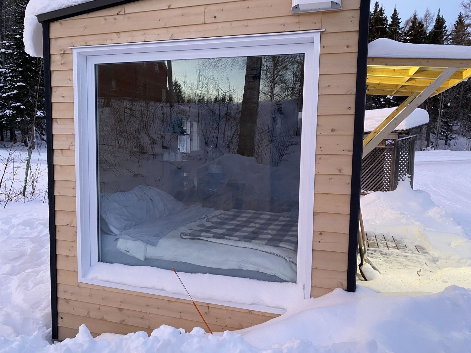 Exterior Finishes from a Tiny Houses project near Rimouski (Bas-Saint-Laurent) by CAMM Construction
