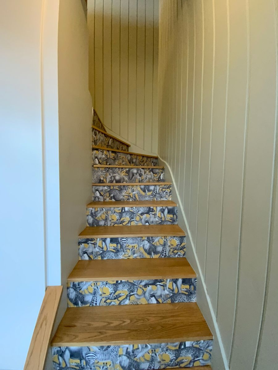 Escaleras de un proyecto de tipo Ampliaciones del hogar cerca de Montreal (Gran Montreal) por psb Inc.