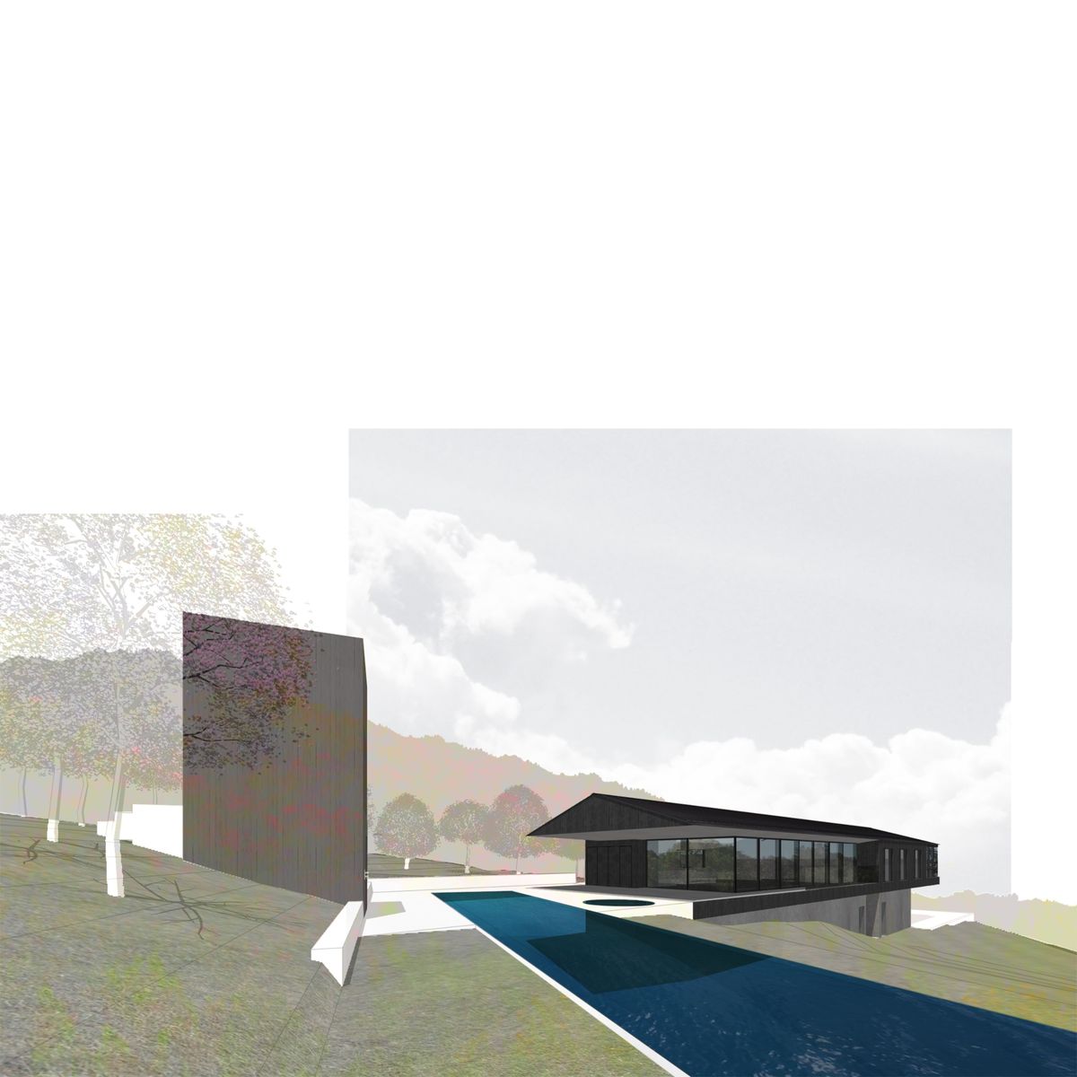 Diagrama de un proyecto de tipo Viviendas unifamiliares cerca de Bahía de San Francisco por Blue Truck Studio