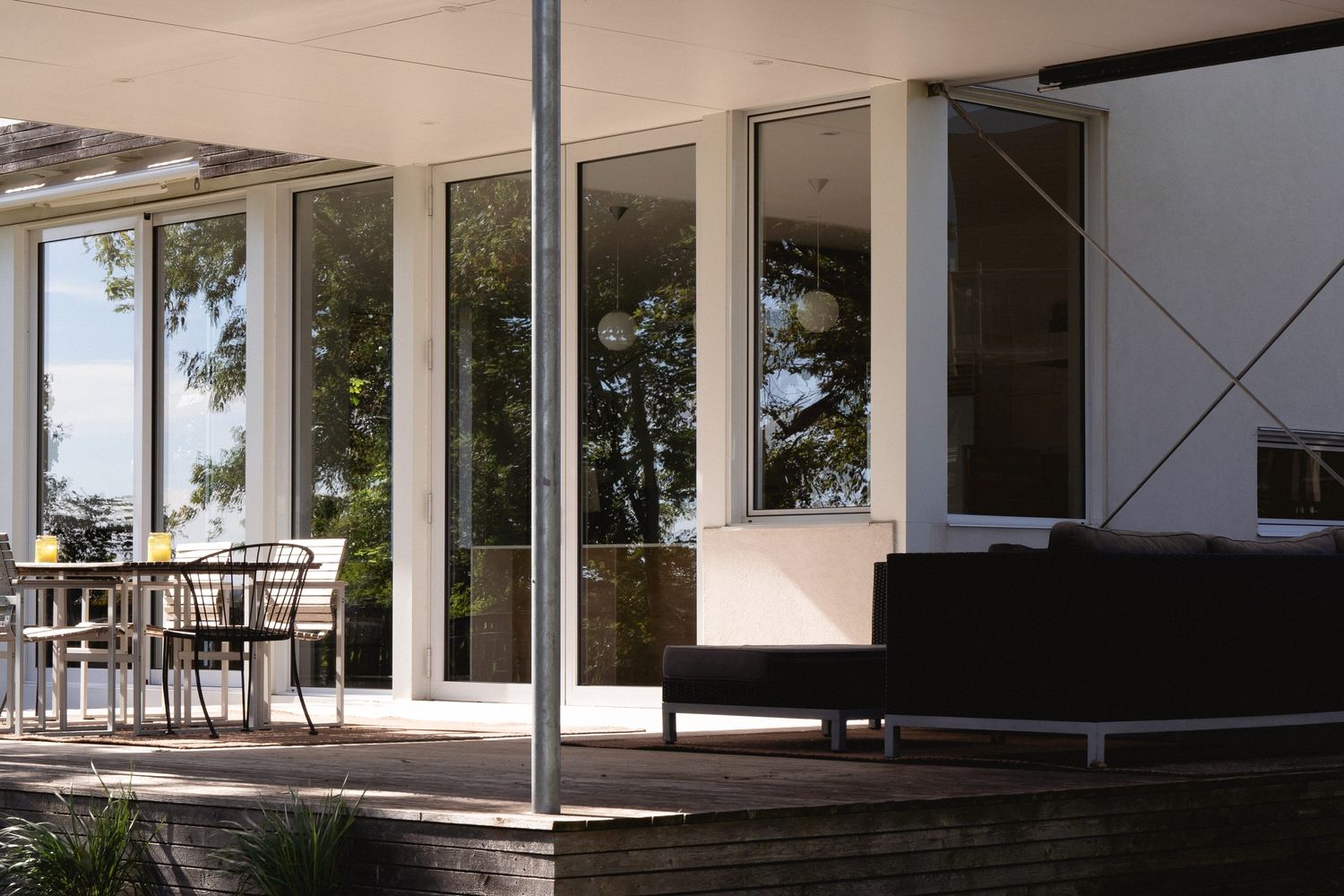 Patio & Pergola from a Single family homes project near Montreal (Greater Montreal) by Paul Bernier Architecte