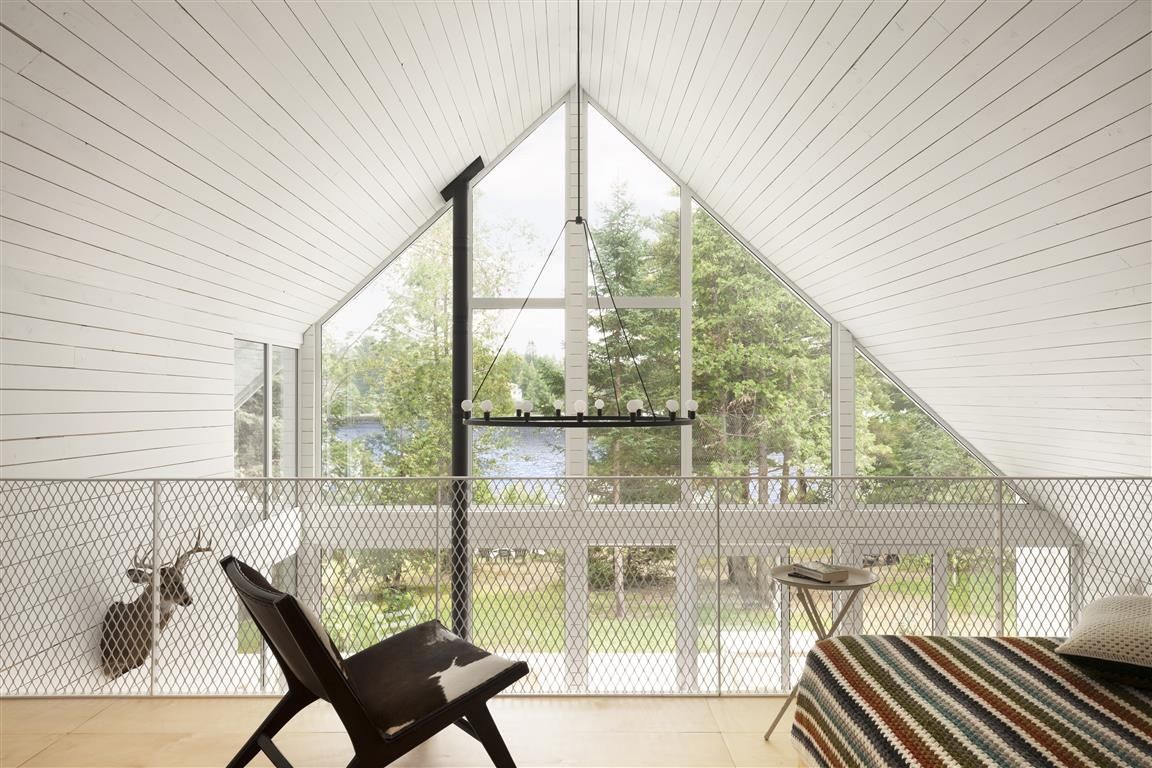 Chambre d'un projet de Maisons unifamiliales près de Joliette (Lanaudière) de Adurra portes & fenêtres