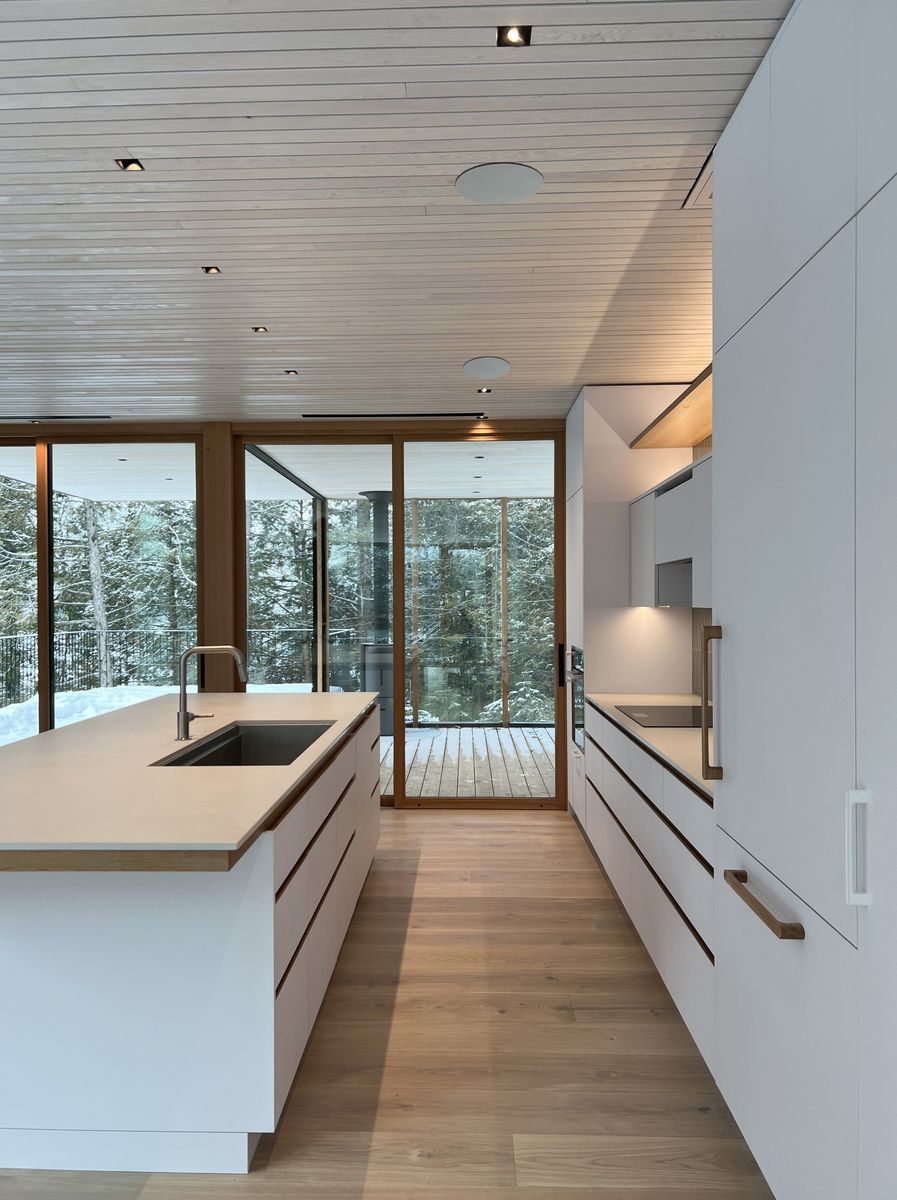 Cuisine d'un projet de Maisons unifamiliales près de Ottawa de Prost Architecture