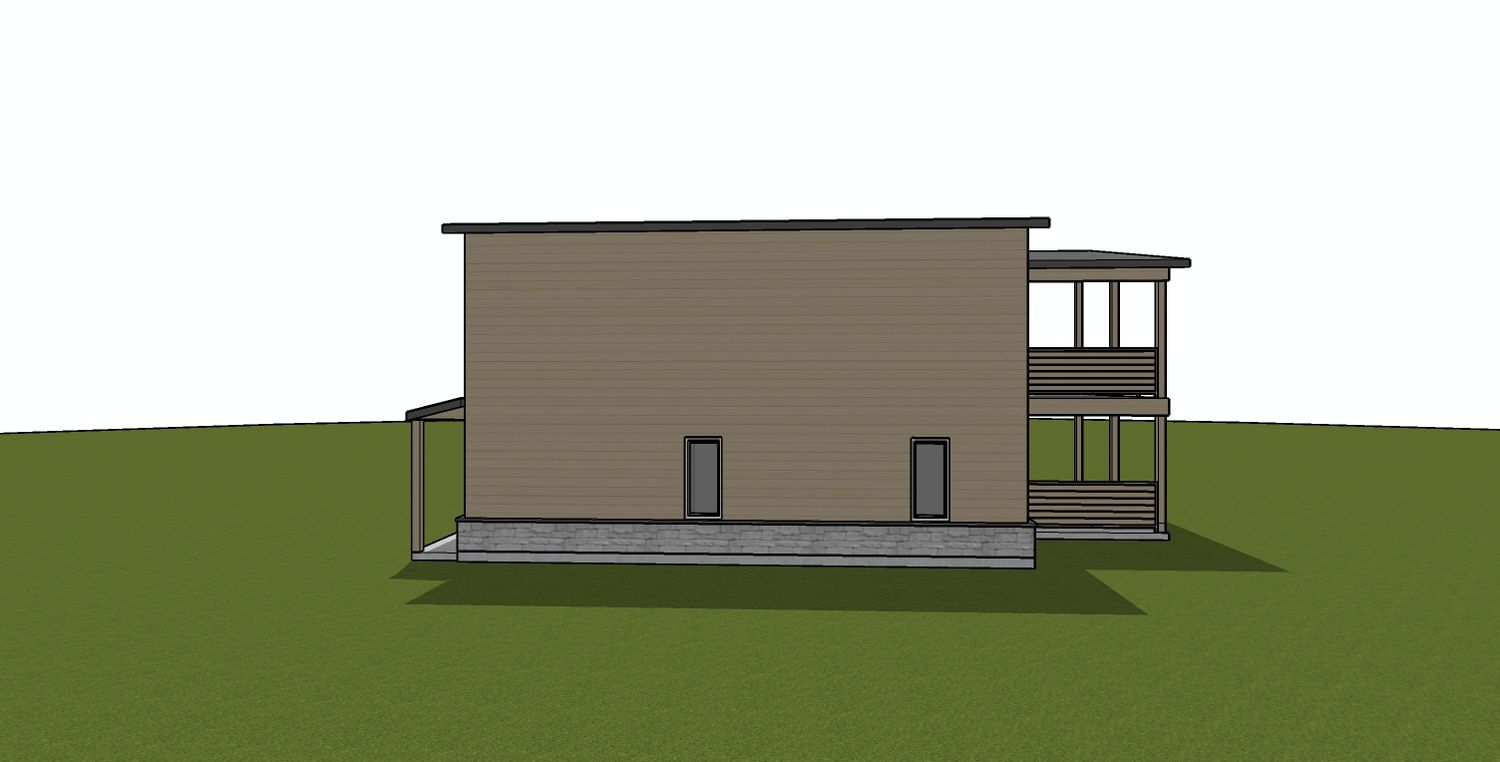 3D Rendering from a Single family homes project near Joliette (Lanaudière) by Plans É-Pur