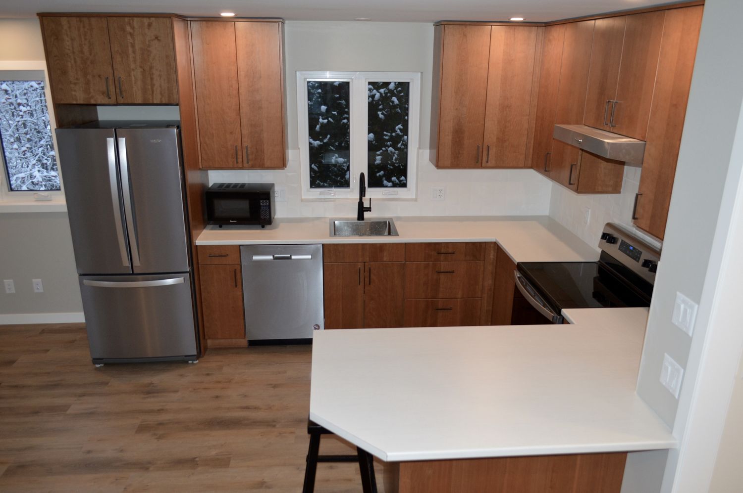 Kitchen from a Single family homes project near Kelowna - Okanagan by Hemlock homes
