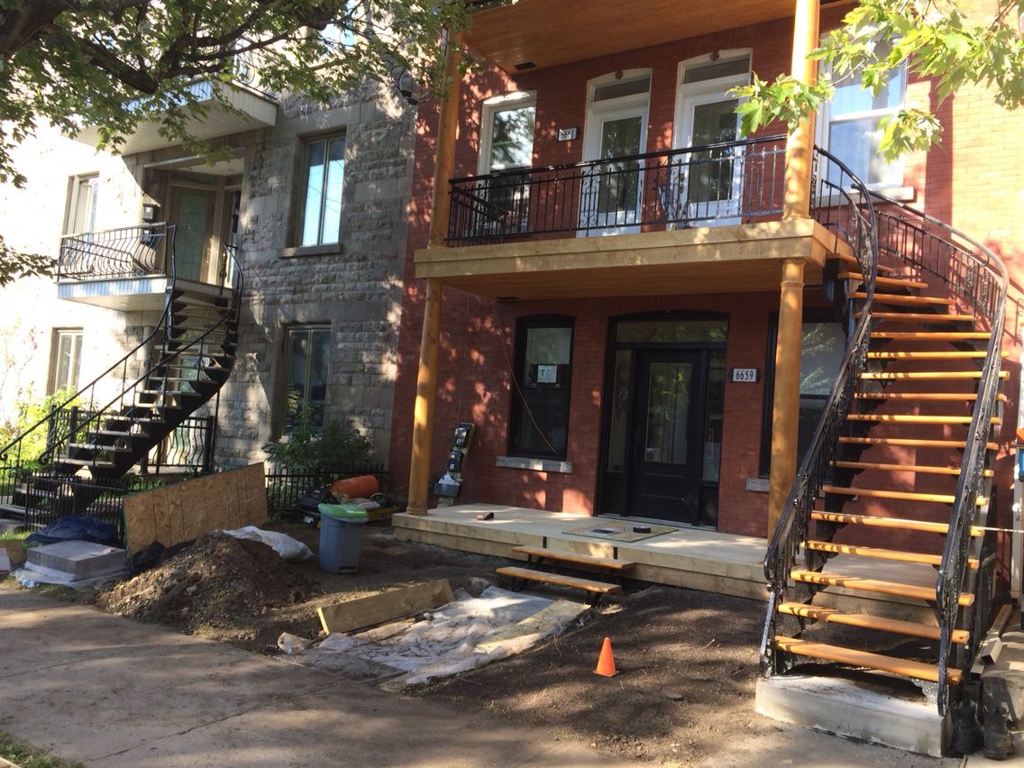 House Exterior from a Home extensions project near Montreal (Greater Montreal) by psb