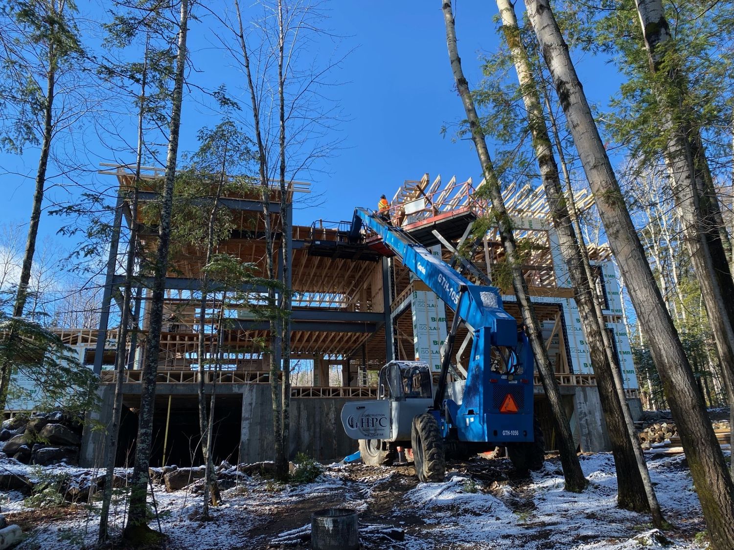 Construcción de exteriores de casas de un proyecto de tipo Viviendas unifamiliares cerca de Ciudad de Quebec - Lévis por BE3I Ingénieurs
