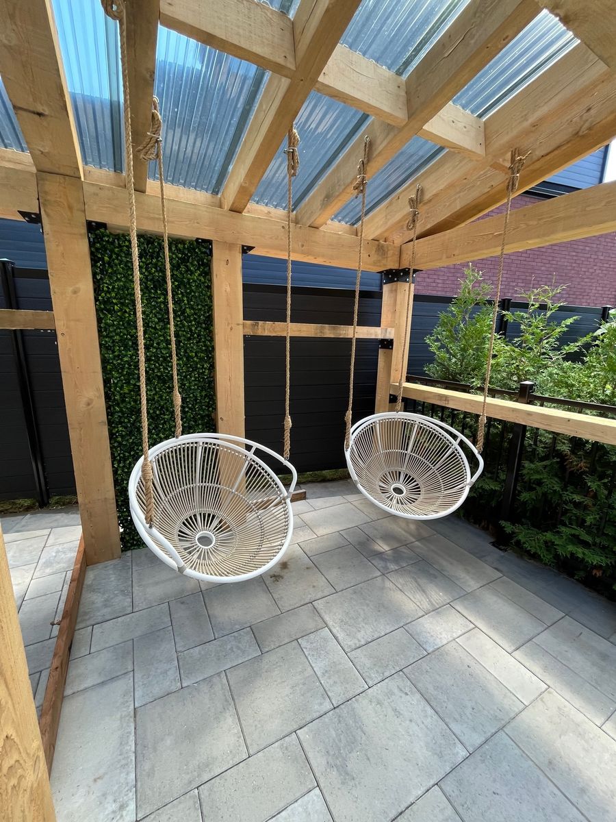 Patio & Pergola from a Single family homes project near Saint-Jerome (Laurentides) by cwn construction inc.