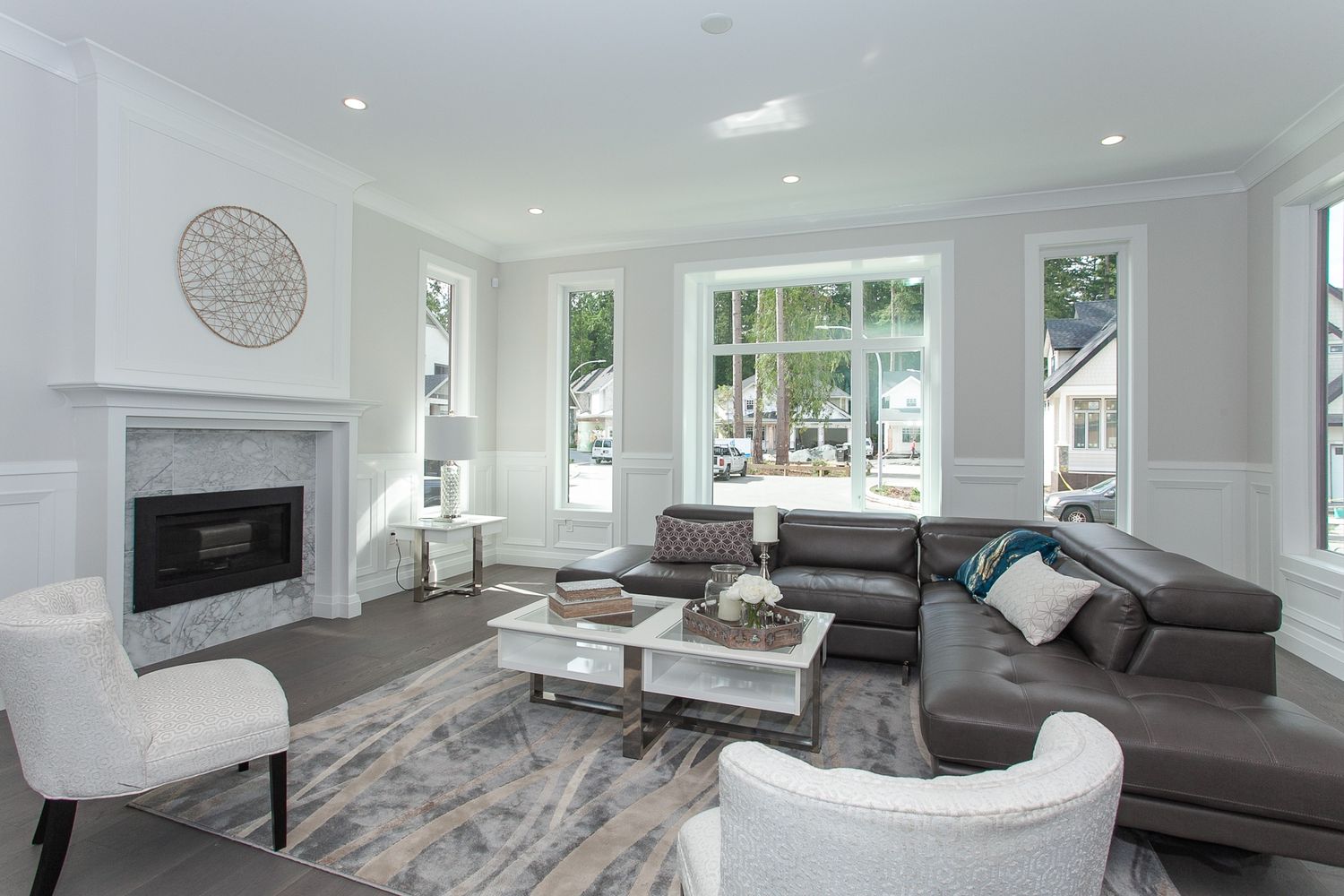 Salon d'un projet de Maisons unifamiliales près de Vancouver (Région du Grand Vancouver) de Ryder Creek Homes