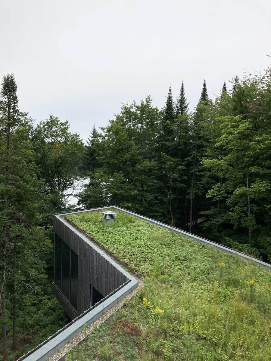 Rooftop Terrace from a Single family homes project near Montreal (Greater Montreal) by Paul Bernier Architecte
