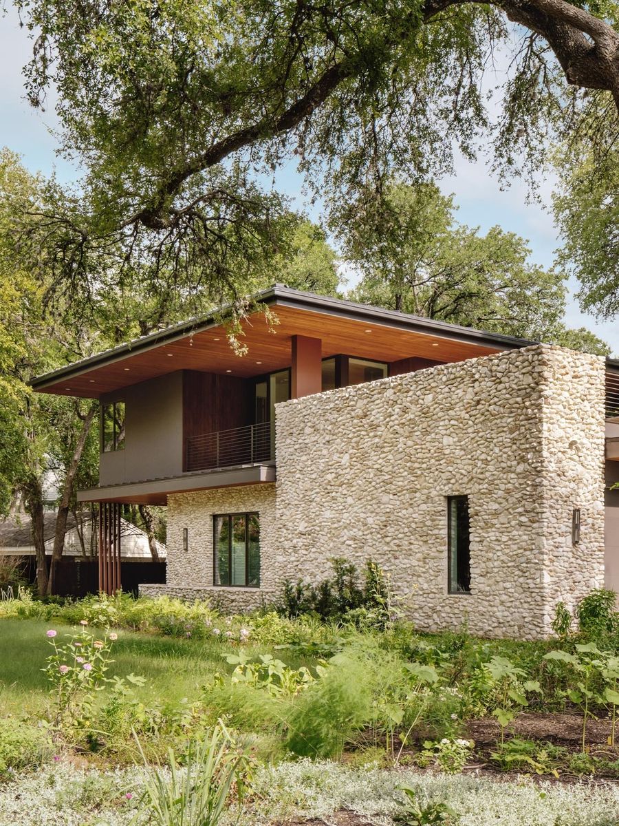 House Exterior from a Single family homes project near Austin by Clark Richardson Architects