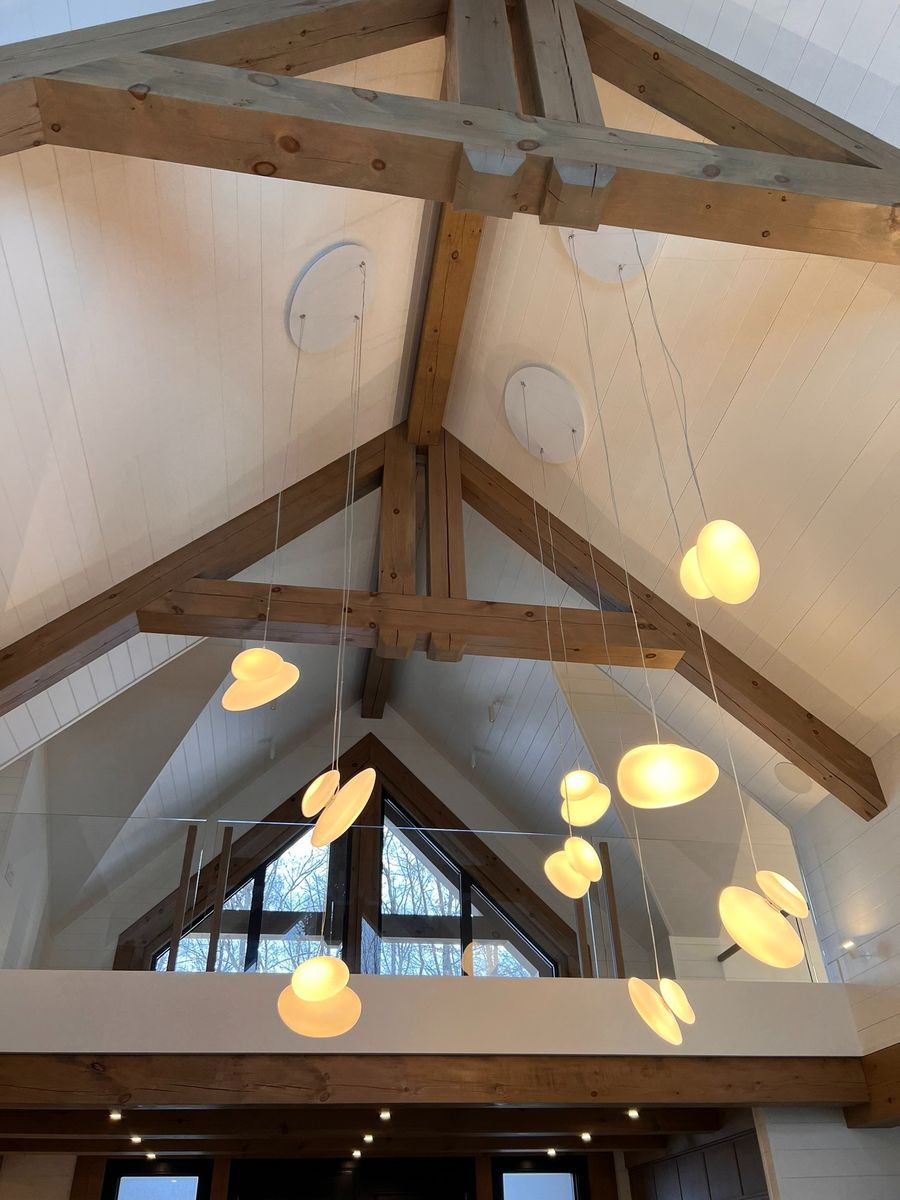  de un proyecto de tipo Armazones de madera maciza cerca de Saint-Jérôme (Laurentides) por Harkins inc. - Bois rond & Charpenterie