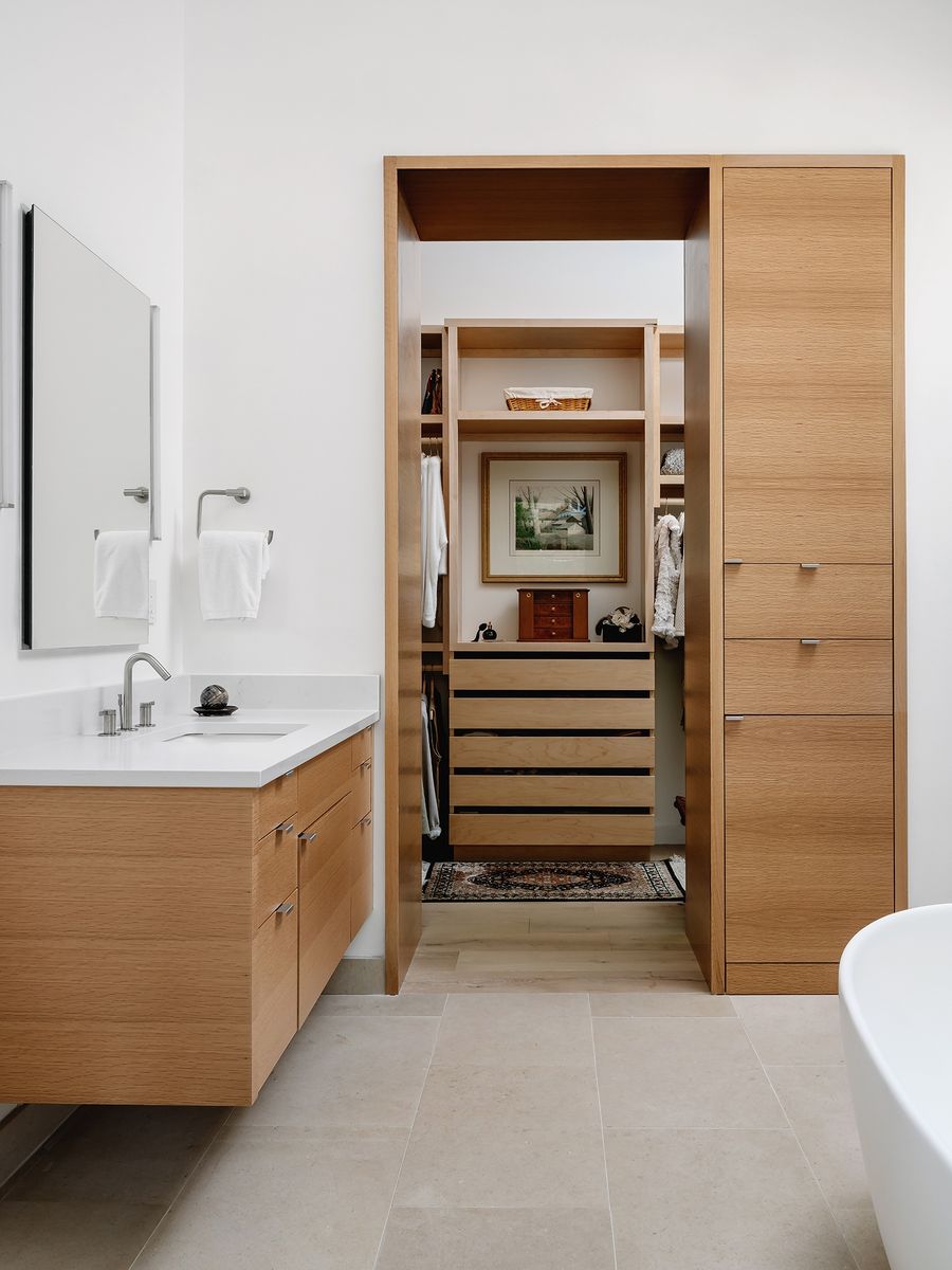 Storage & Closet from a Single family homes project near Austin by Clark Richardson Architects