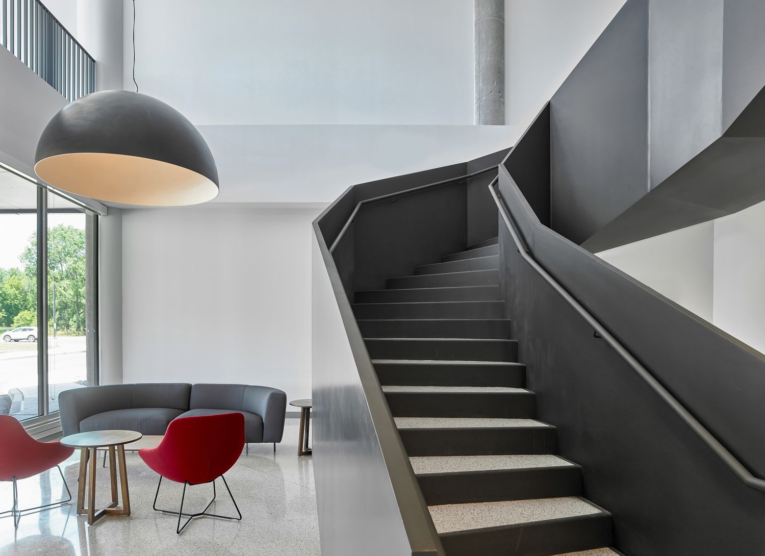 Staircase from a Multi-family and high-rise Buildings project near Kingston by Dubbeldam Architecture + Design
