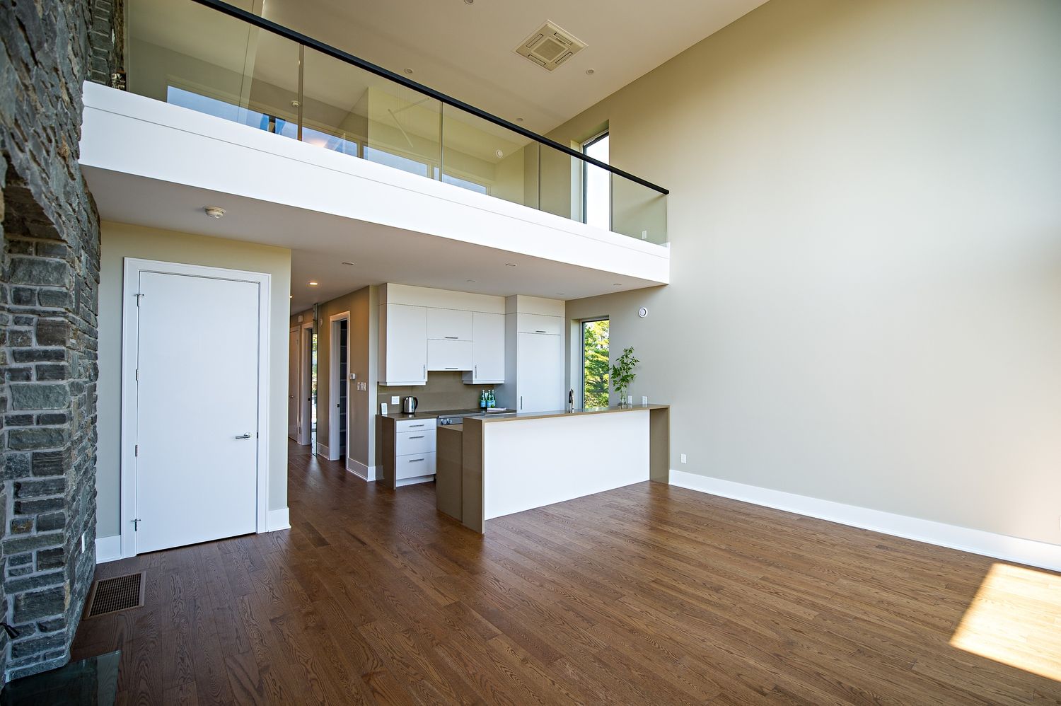 House Construction Interiors from a Prefab and Modular Houses project near Halifax by Sawlor Built Homes