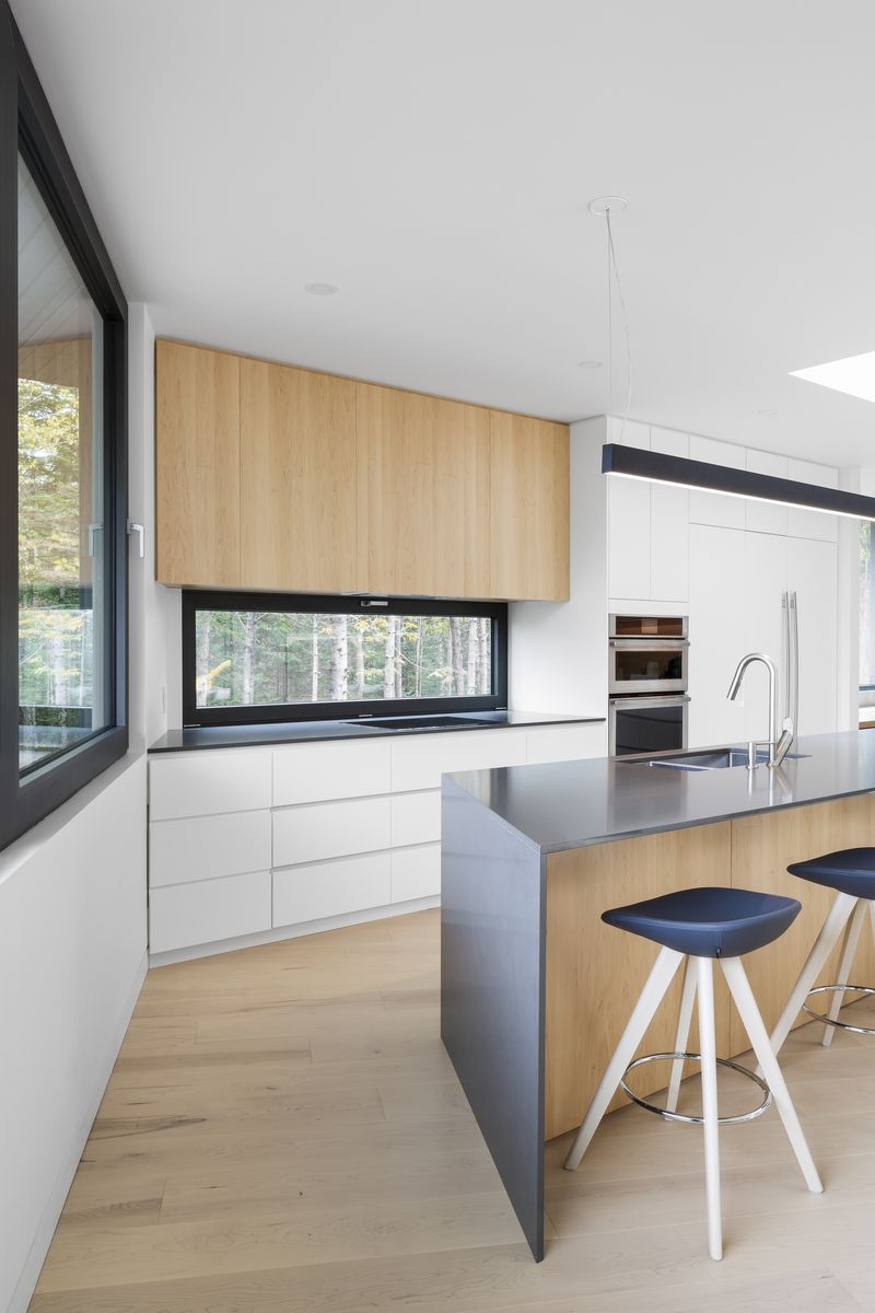 Cuisine d'un projet de Maisons unifamiliales près de Montréal/Laval/Longueuil (Grand Montréal) de Écohabitations boréales