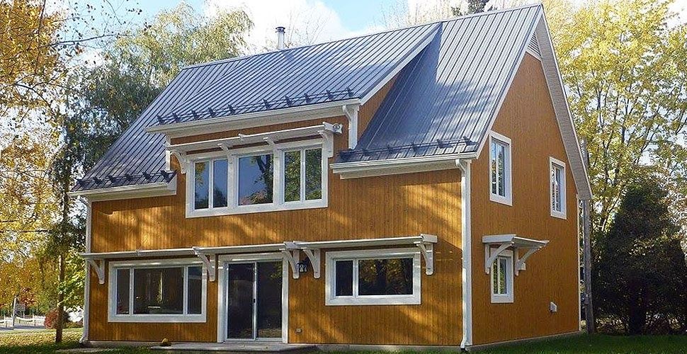 House Exterior from a Single family homes project near Drummondville (Centre-du-Québec) by McClure Construction