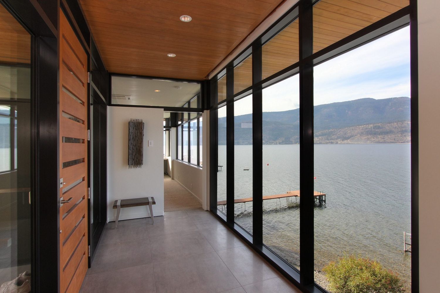 Hall from a Single family homes project near Kelowna - Okanagan by Fox Architecture Inc