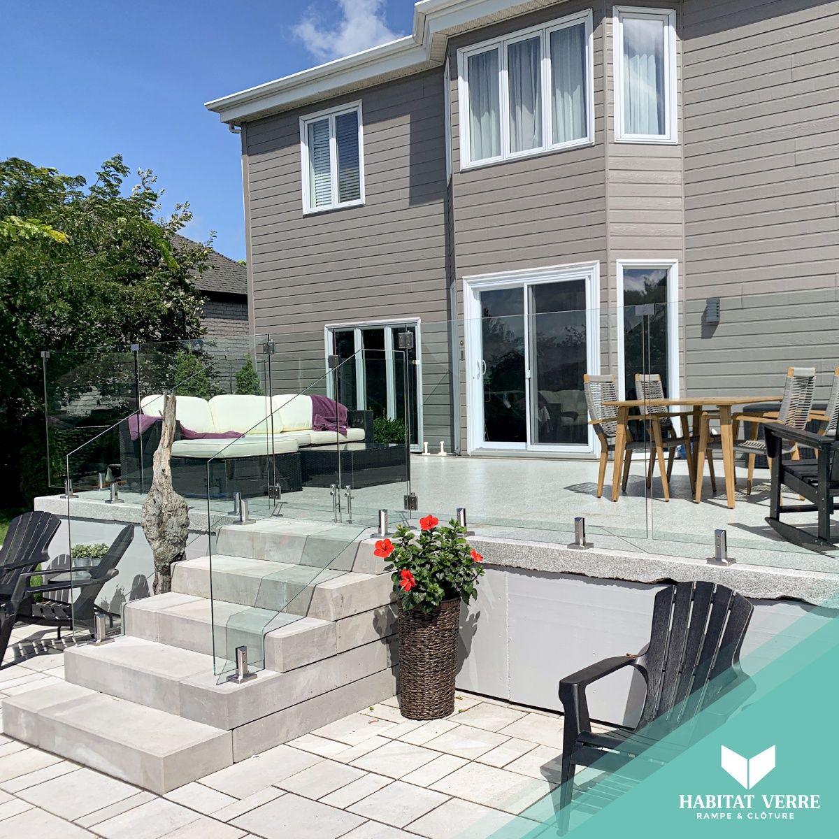 Patio et pergola d'un projet de Balcons extérieurs près de Montréal/Laval/Longueuil (Grand Montréal) de Martin
