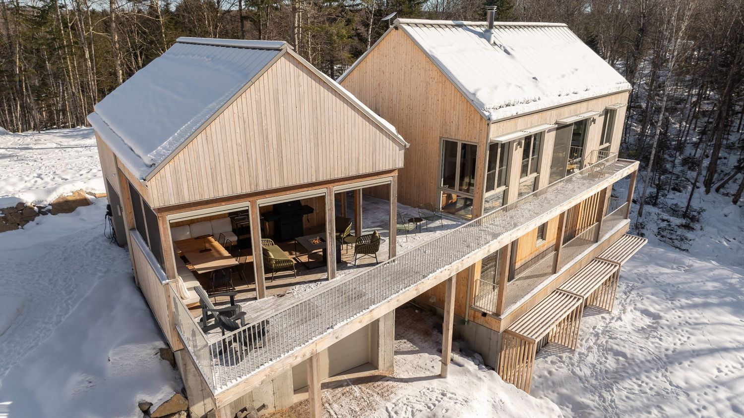  from a Single family homes project near Quebec City - Levis by Boon Architecture