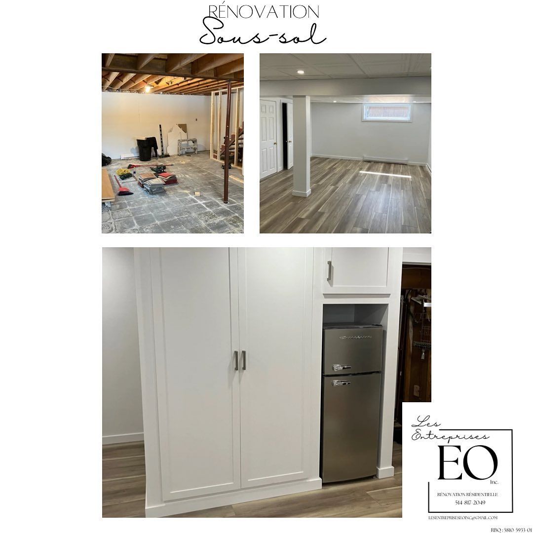 Avant rénovation d'un projet de Maisons unifamiliales près de Saint-Jean-sur-Richelieu (Montérégie) de Les Entreprises EO Inc.