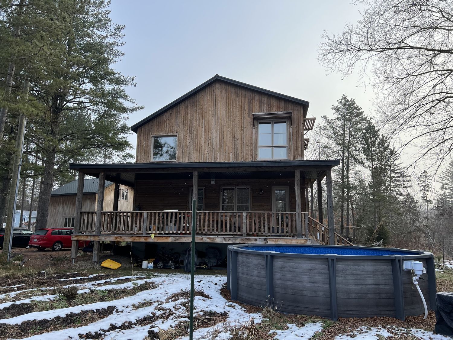 Façade avant d'un projet de Maisons unifamiliales près de Québec/Lévis (Ville de Québec) de Groupe Habitech