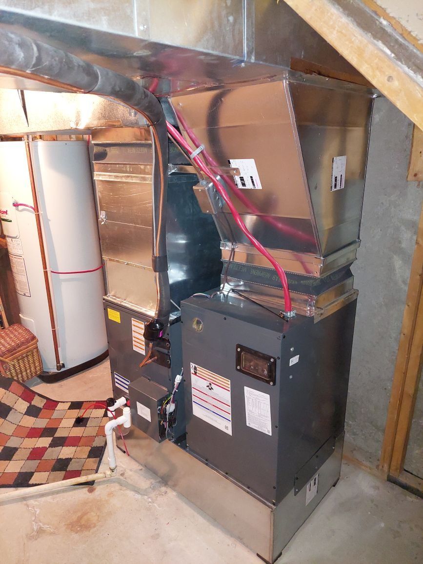 Building mechanicals from a Heat pumps project near Montreal (Greater Montreal) by Climatisation Nouvel-Air inc