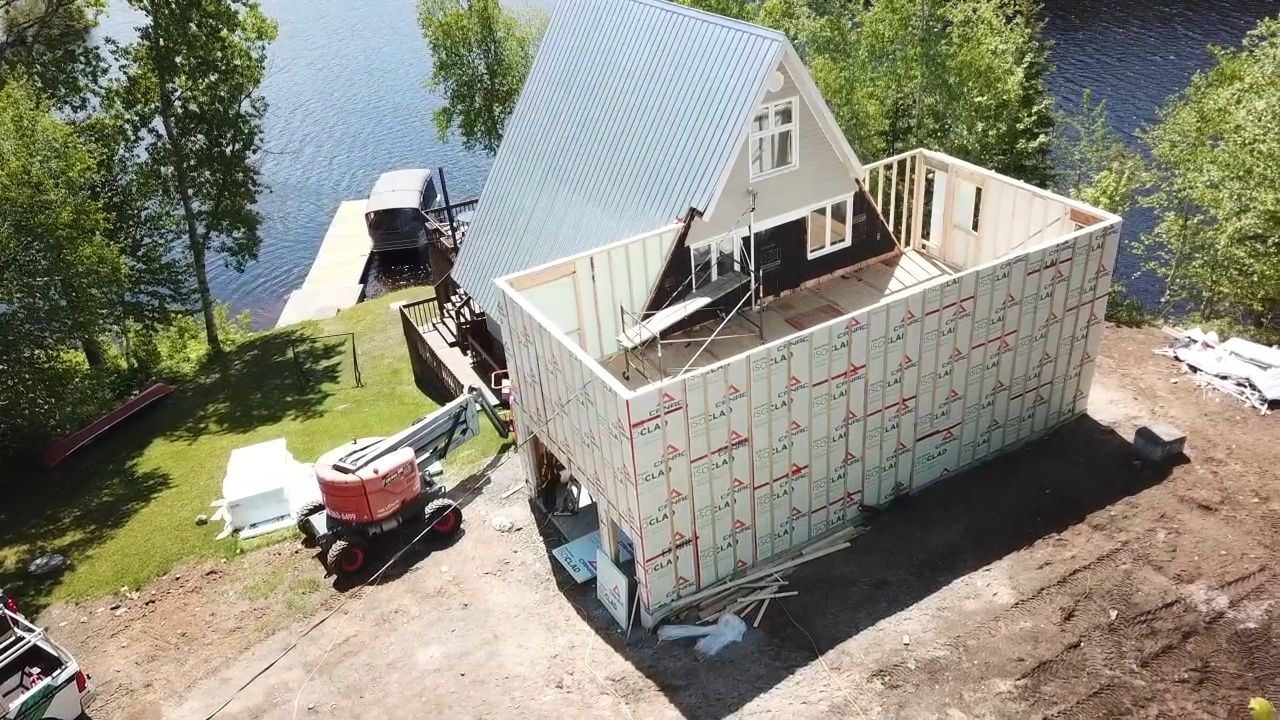 Structures et ossatures d'un projet de Agrandissements de maison près de Québec/Lévis (Ville de Québec) de Concept Construction