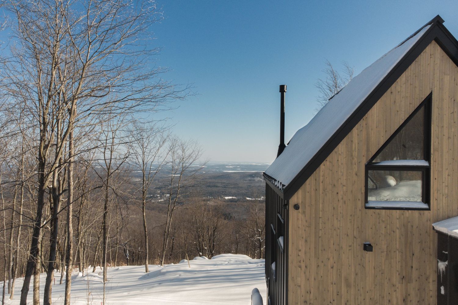 Exterior Finishes from a Single family homes project near Granby - Bromont - Cowansville by Écorce architecture écologique