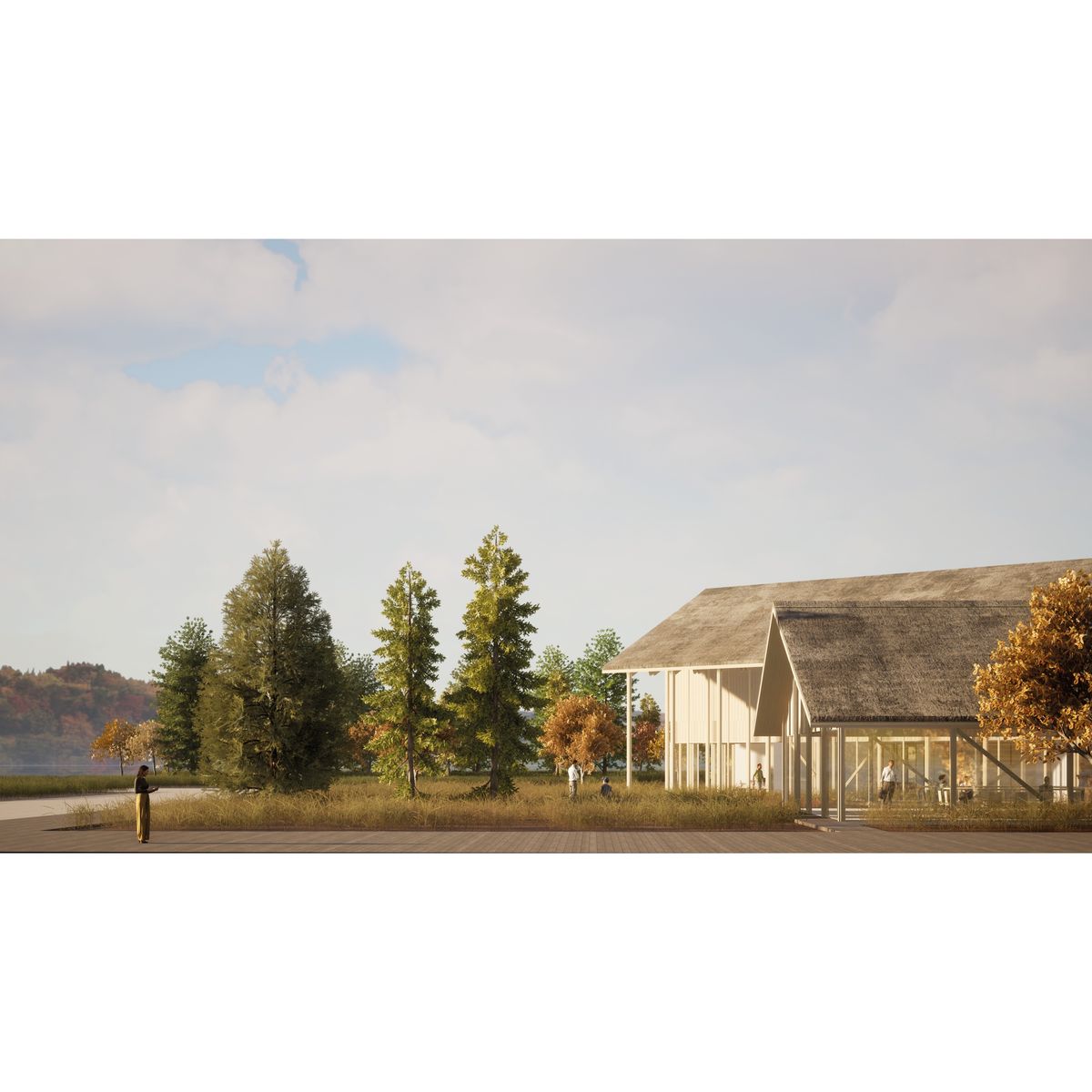 3D Rendering from a 3D modelings and renderings project near Quebec City - Levis by atelier vert forêt