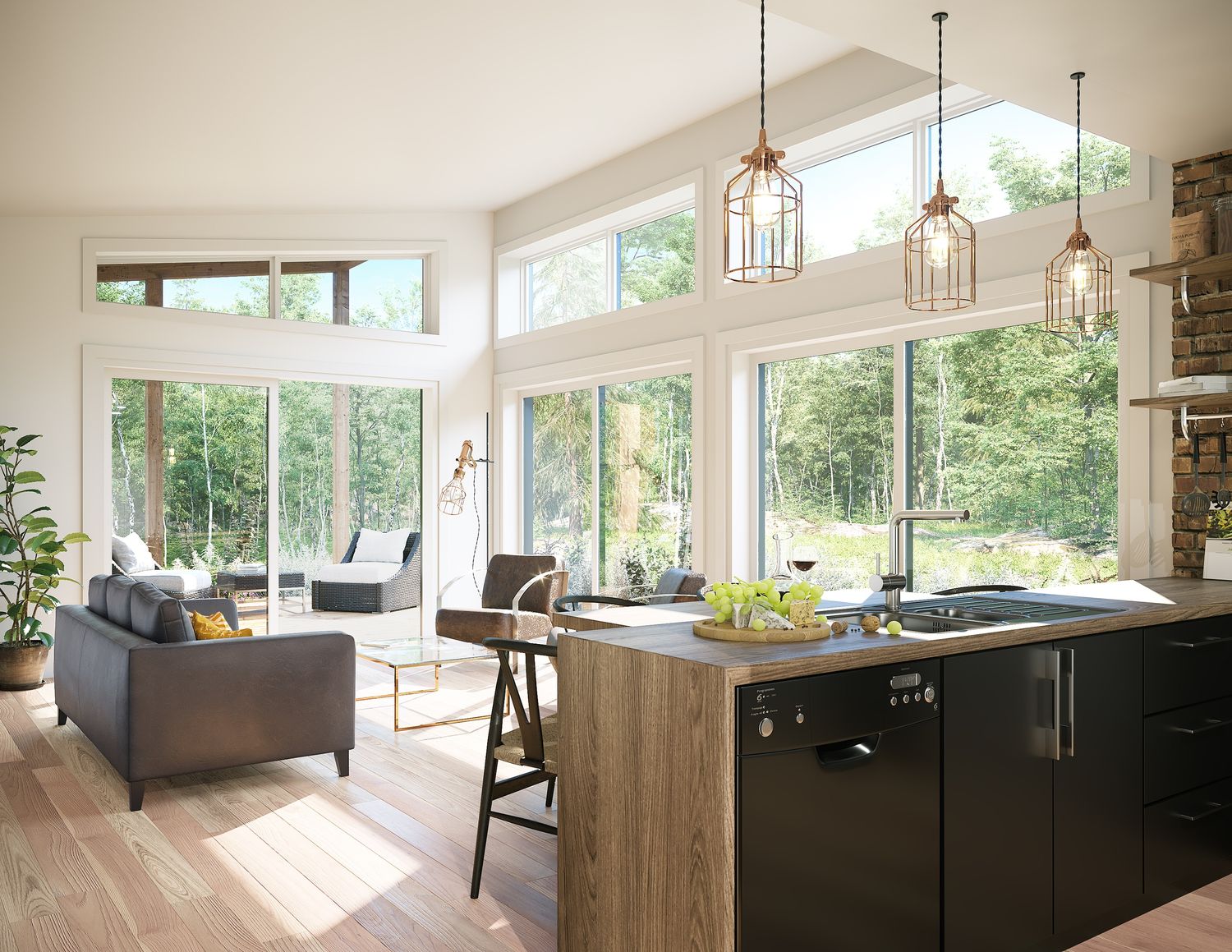 Kitchen from a Single family homes project near Montreal (Greater Montreal) by Belvedair