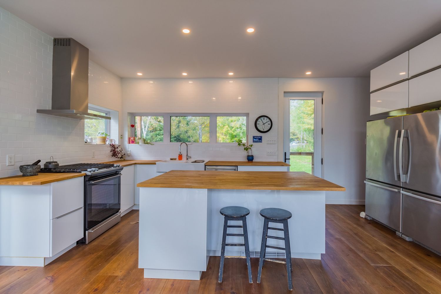 Kitchen from a Single family homes project near Joliette (Lanaudière) by Belvedair