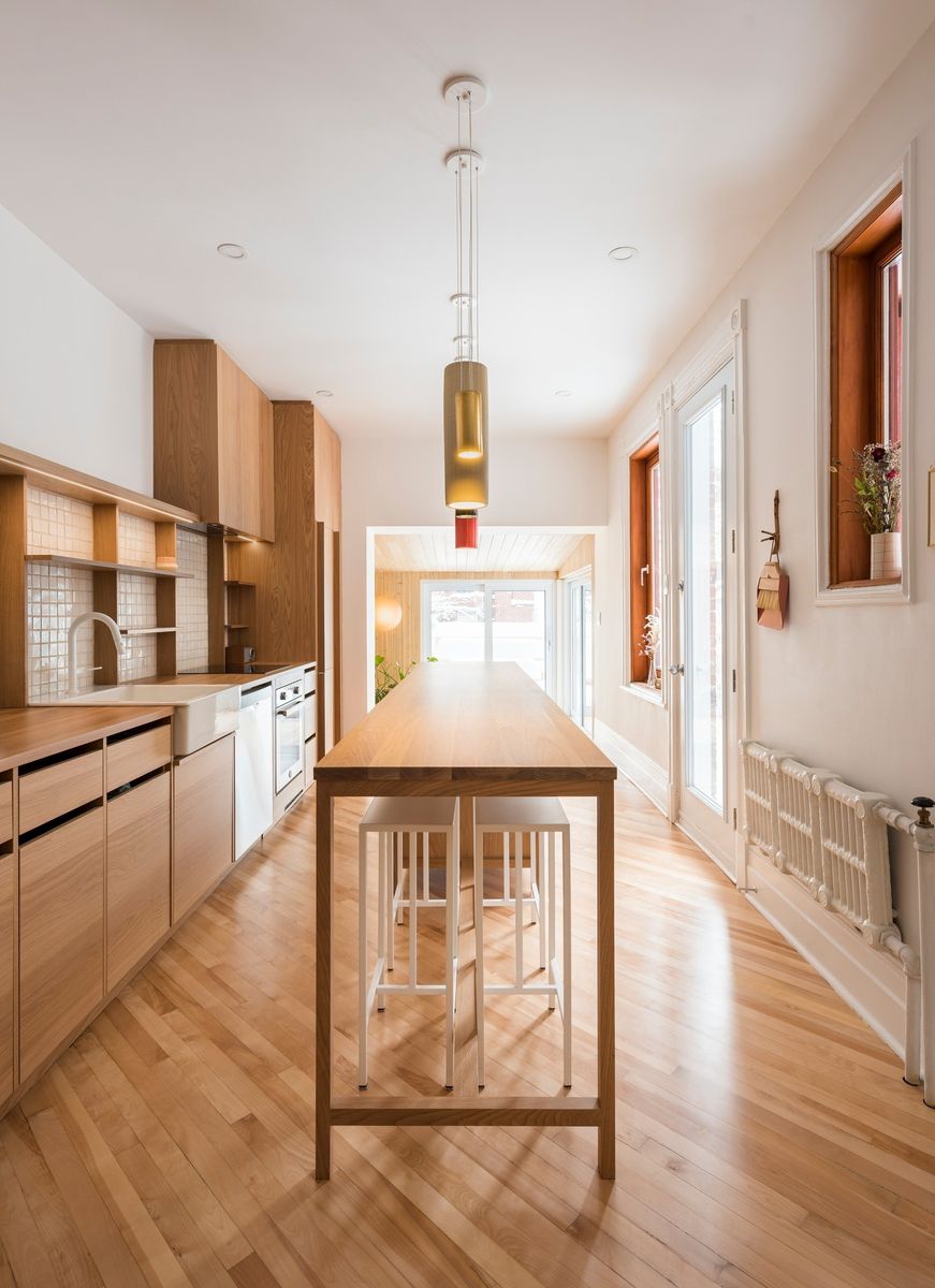 Cuisine d'un projet de Maisons unifamiliales près de Gatineau (Outaouais) de 4x8 inc.