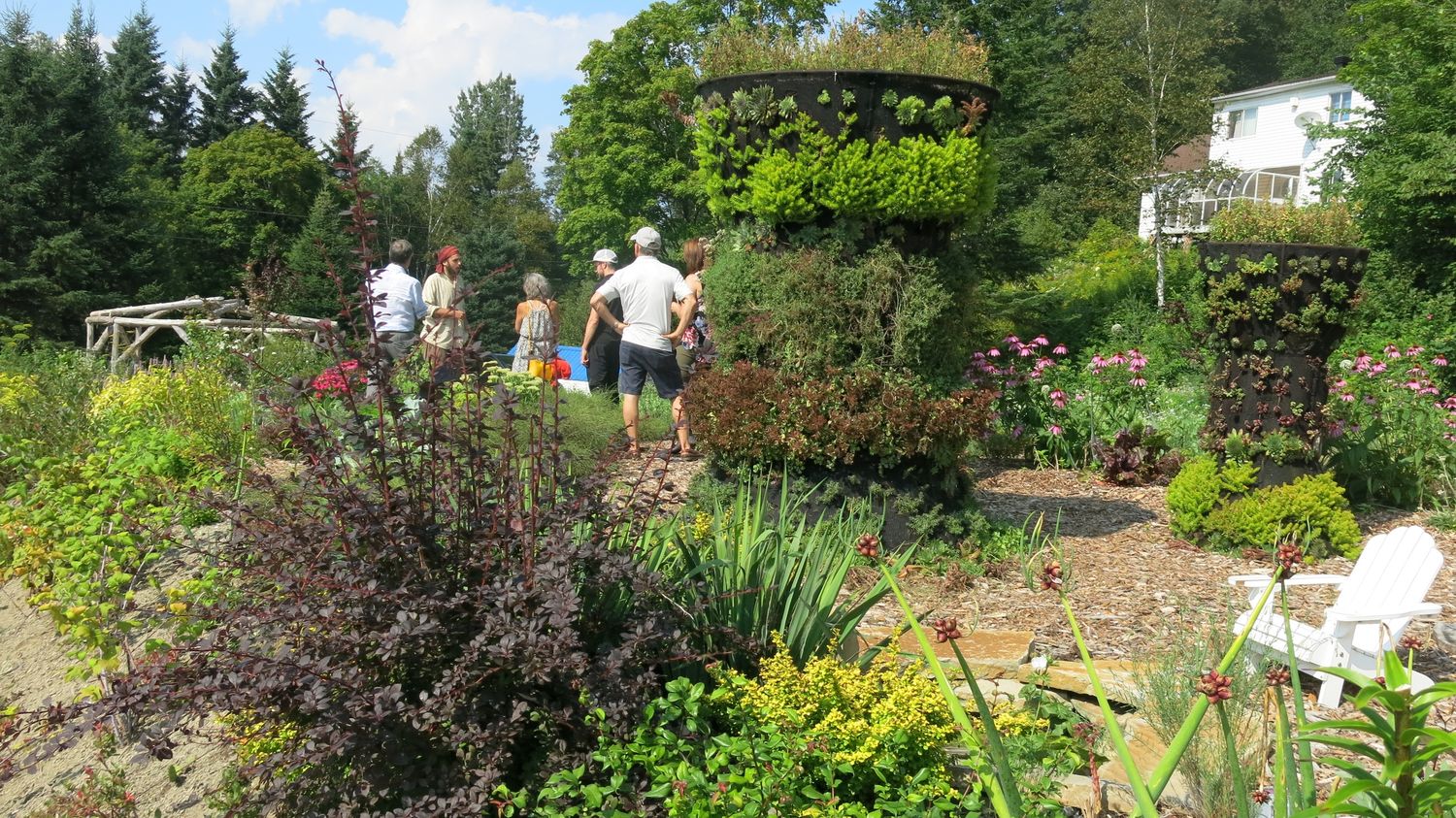 Travaux - Aménagement paysager d'un projet de Restauration des milieux naturels près de Joliette (Lanaudière) de Paysage gourmand