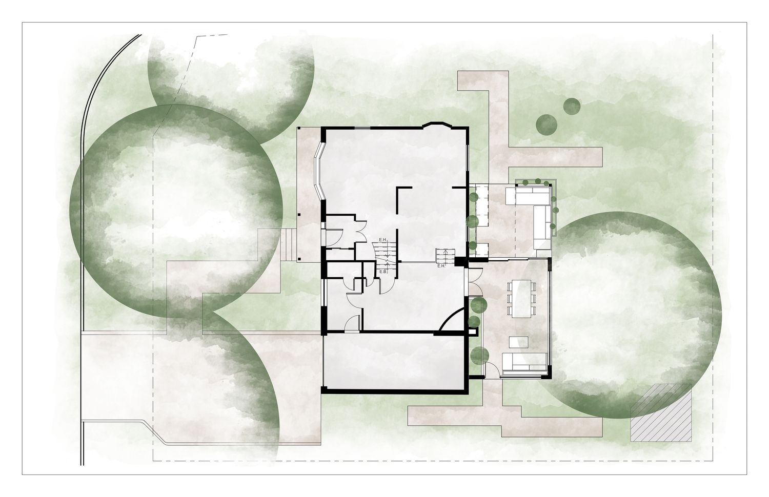 Floor Plan from a Single family homes project near Saint-Jean-sur-Richelieu (Montérégie) by ExARCITÉ inc