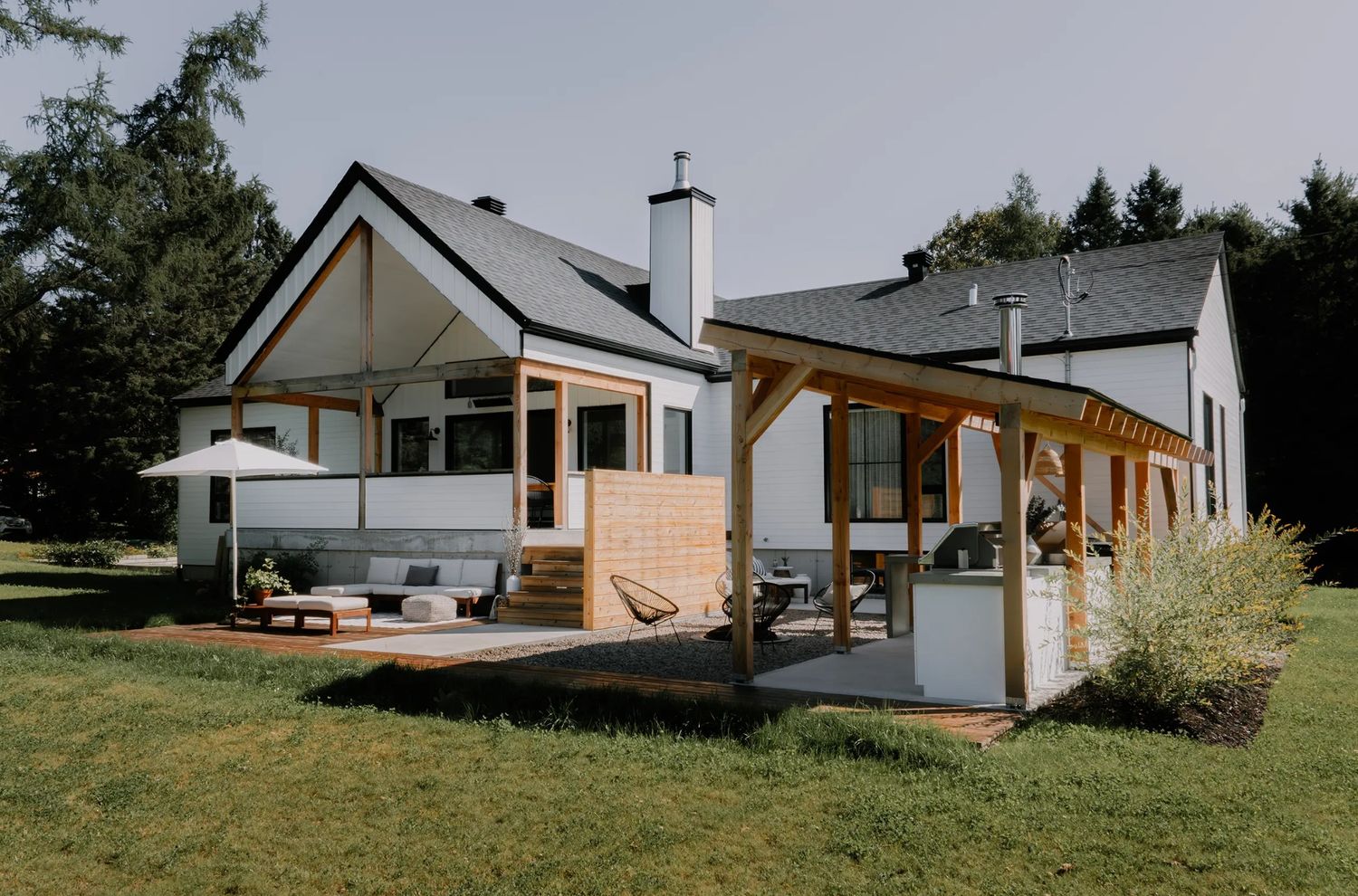 House Exterior from a Single family homes project near Saint-Jerome (Laurentides) by Sarrazin Construction