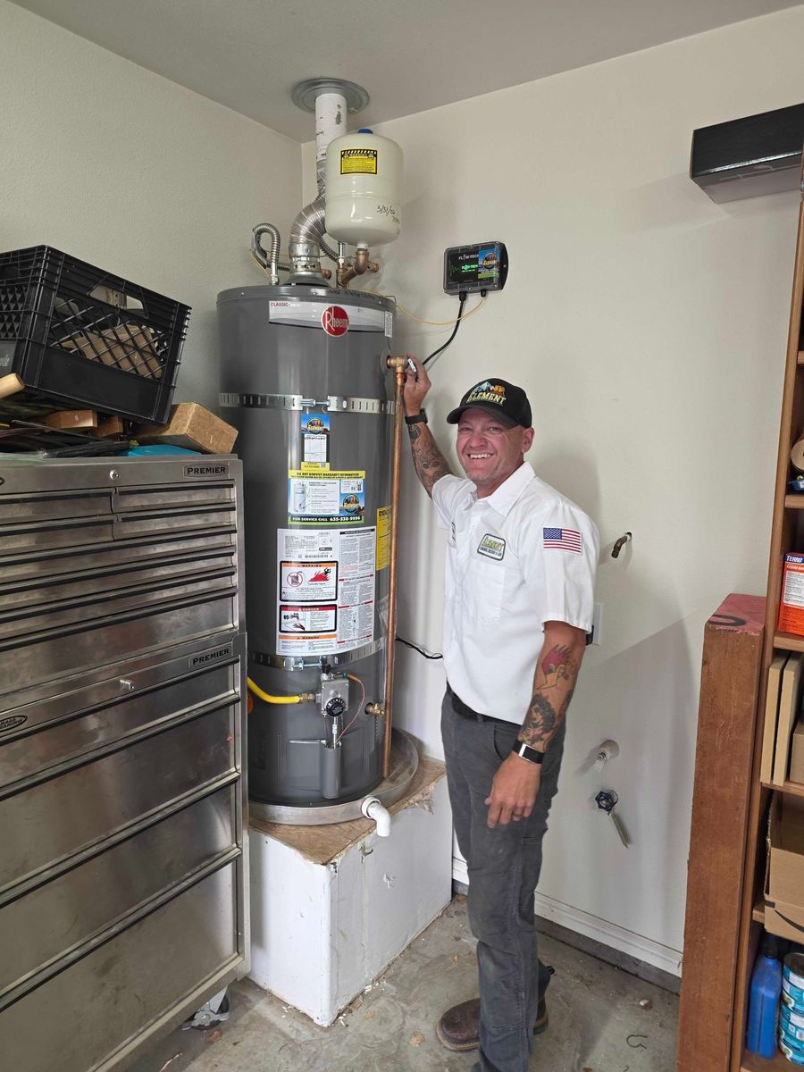  from a Electric water heaters project near St. George by Element Plumbing, Heating and Air
