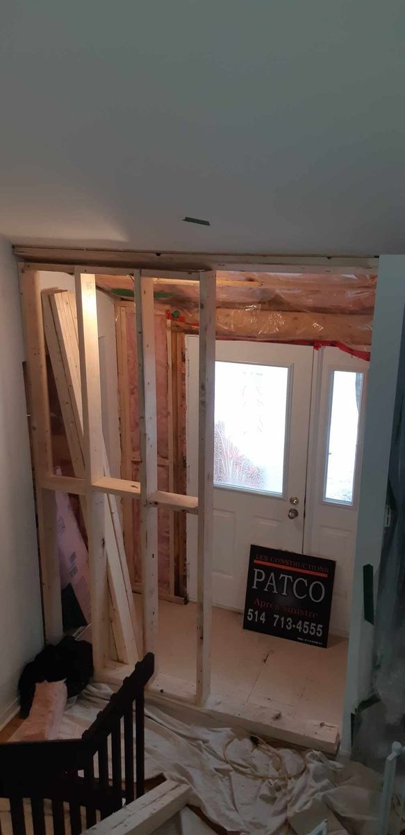 House Construction Interiors from a Building Structures project near Montreal (Greater Montreal) by Construction patco