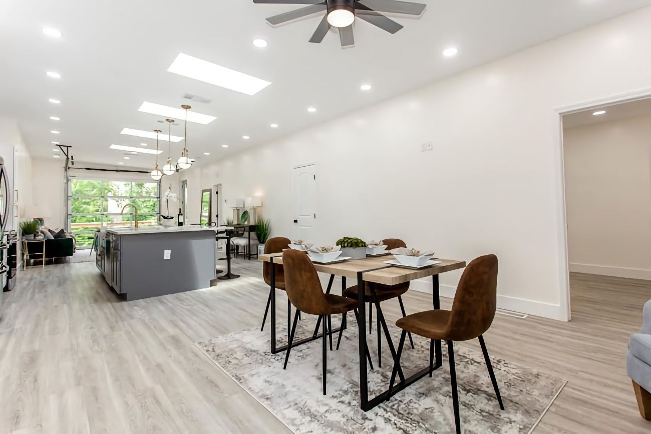 Kitchen from a Single family homes project near Atlanta by Atelier7 Architects