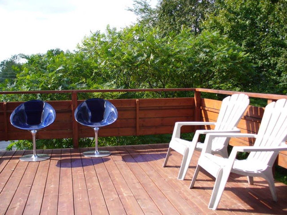 Deck & Balcony from a Single family homes project near Montreal (Greater Montreal) by Studioarch