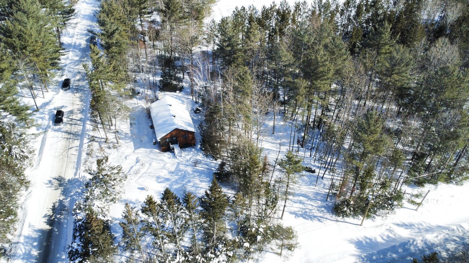 Vista aérea de un proyecto de tipo Viviendas unifamiliares cerca de Sherbrooke (Estrie) por Claire Derome • courtière en immobilier résidentiel