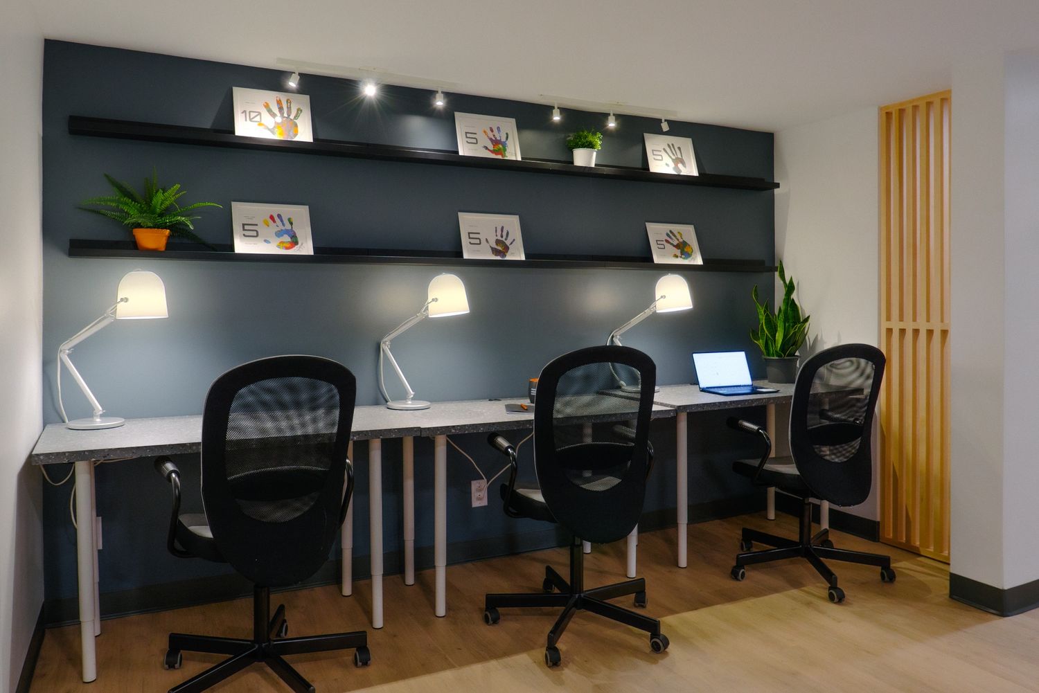 Home Office from a Interior Design and Layout project near Montreal (Greater Montreal) by PASSÉ PRÉSENT DESIGN DURABLE