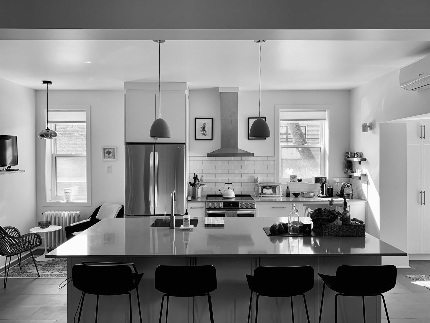 Kitchen from a Condos, apartments project near Montreal (Greater Montreal) by Charles-Antoine Roy, Architecte