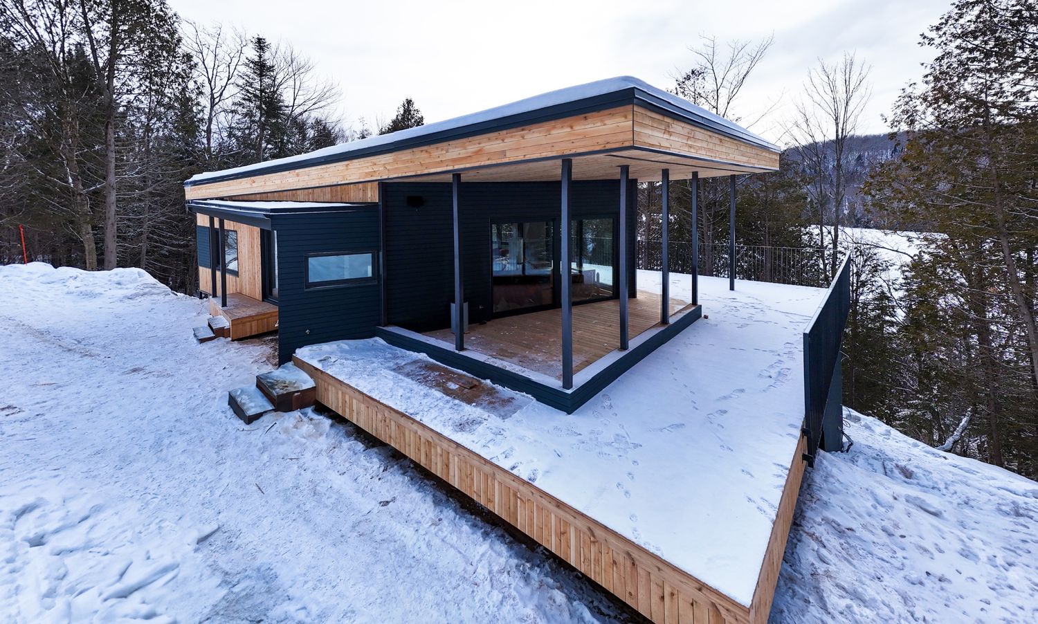 House Exterior from a Single family homes project near Saint-Jerome (Laurentides) by Toundra construction