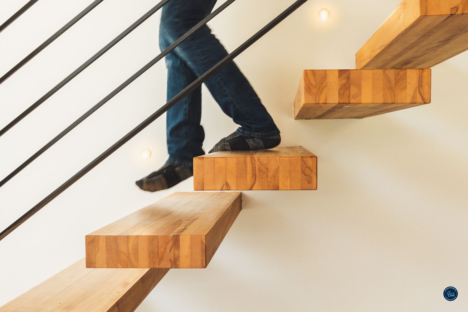 Staircase from a Single family homes project near Saguenay - Lac-Saint-Jean by Solutions Résidentielles