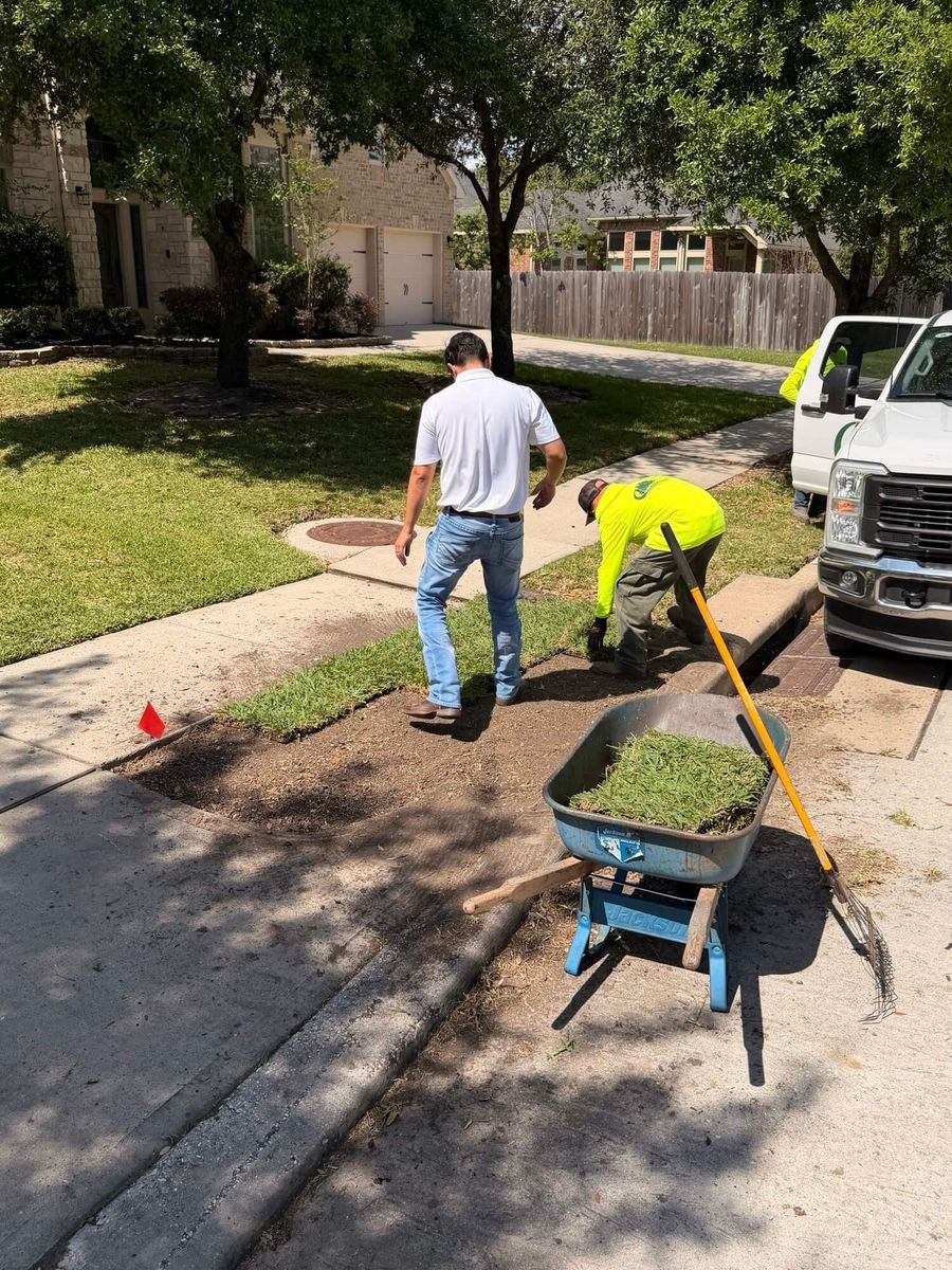 Garden from a Landscaping project near Houston by Evergreen Outdoor Services, LLC